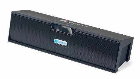 Shadow Bluetooth Speaker Size: 6.625L 2.25H 2.