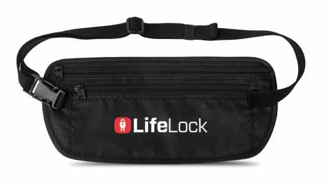 secure and organized under clothing / Main zippered pocket with RFID blocking technology prevents unauthorized access to personal