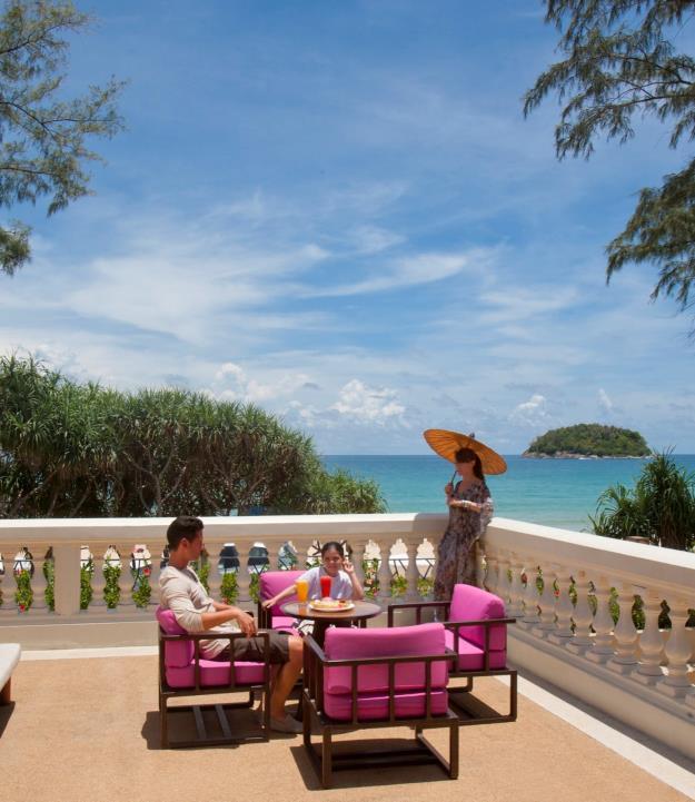 we ll get the drinks Open bar all day and evening The Main bar The main bar is located in the heart of the Resort, around the pool with a superb view over Kata Bay.