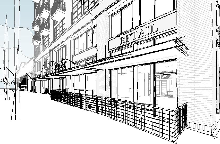 0th Avenue Street Perspective 600 08th Avenue NE Suite