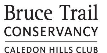 Please check the Caledon Hills Bruce Trail Club website regularly for additions or changes to the hiking program.