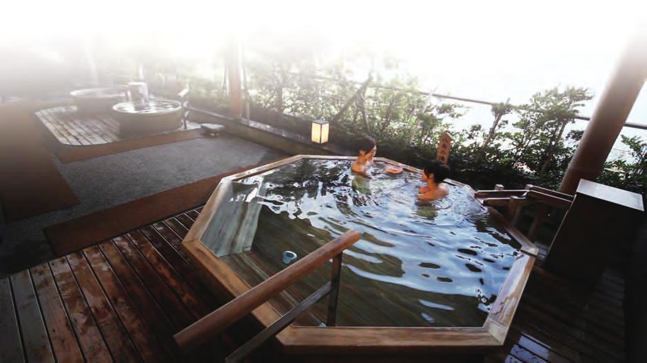 Relax Toba Hot Spring TOBA ONSEN-GO Spa Village 9 hot-spring spas located along the Paciﬁc coast of