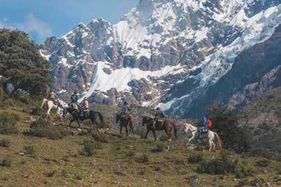 THE SALKANTAY RIDE TO MACHU PICCHU DAY 01 DAY 02 DAY 03 DAY 04 DAY 05 DAY 06 DAY 07 RIDE TO LAKE HUMANTAY AND THE CHAKANA Today s excursion takes us first to Humantay Lake, fed by glaciers far above