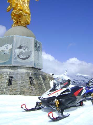 Snowmobiling About Our Tours Tour 6 (Splügenpass and Lago Nero) After a thorough briefing and instruction about the Snowmobiles, the driving techniques, and safety in general, we start the tour at