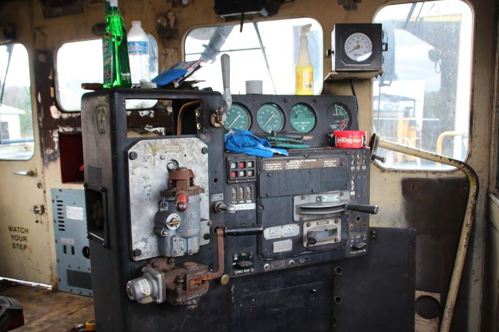 The cab of CSXT 1538 was