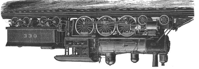 Left: #263E locomotive with 263W tender (1936-39) with