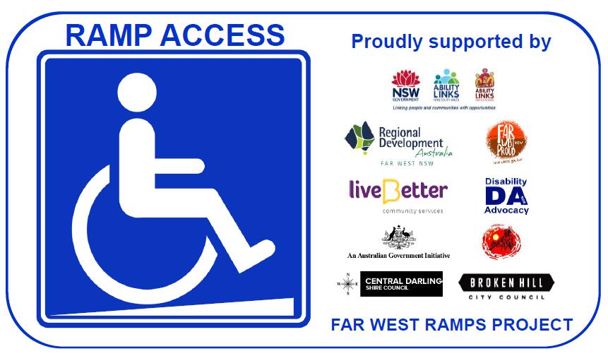 The Far West Ramps Project will improve access to commercial buildings for people with disabilities to ensure the greatest possible participation in the social, economic, cultural and political life