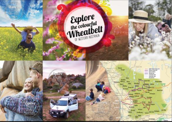 Regional Banner For the first time in March 2017 the CWVC in cooperation with the 3 EW Tourism Groups had a regional Wheatbelt Banner created by Raw Creative (EWVG & AGO Annual