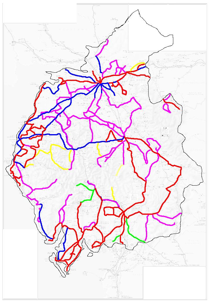 COMMERCIAL AND SUPPORTED NETWORK Bus Services in Cum bria Supported Bus Services in Cum bria Routes on which most journeys are Supported Routes on which most journeys are Commercially