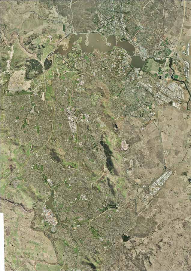Figure 7: Spatial context for the Curtin group centre City centre National Aboretum Canberra Royal Canberra Golf Club Parliament House Kingston Foreshore Molonglo Valley Oakey Hill West Deakin