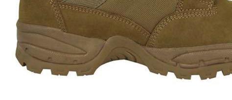 midsole Slip, oil-resistant rubber outsole Composite shank for support and stability Athletic cemented