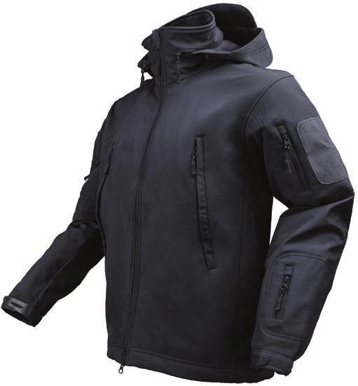 SOFTSHELL JACKET AP001 3-Layer windproof, moisture wicking soft outshell Breathable fleece liner for keeping body warmth Removable, stow away hoodie Two large, zipper chest pockets for extra storage