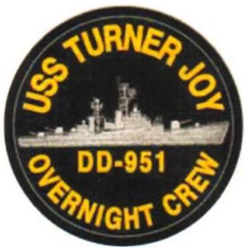 USS TURNER JOY Live Aboard Package Overview Thank you for your interest in the USS TURNER JOY Live Aboard Program.