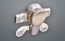 Stainless Cam Handle (4 Bar Stainless Hinges) F.