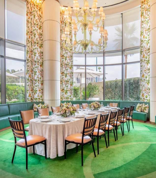 DIMENSIONS Reception JeanGeorges Beverly Hills Sway Private Dining Room JeanGeorges Beverly