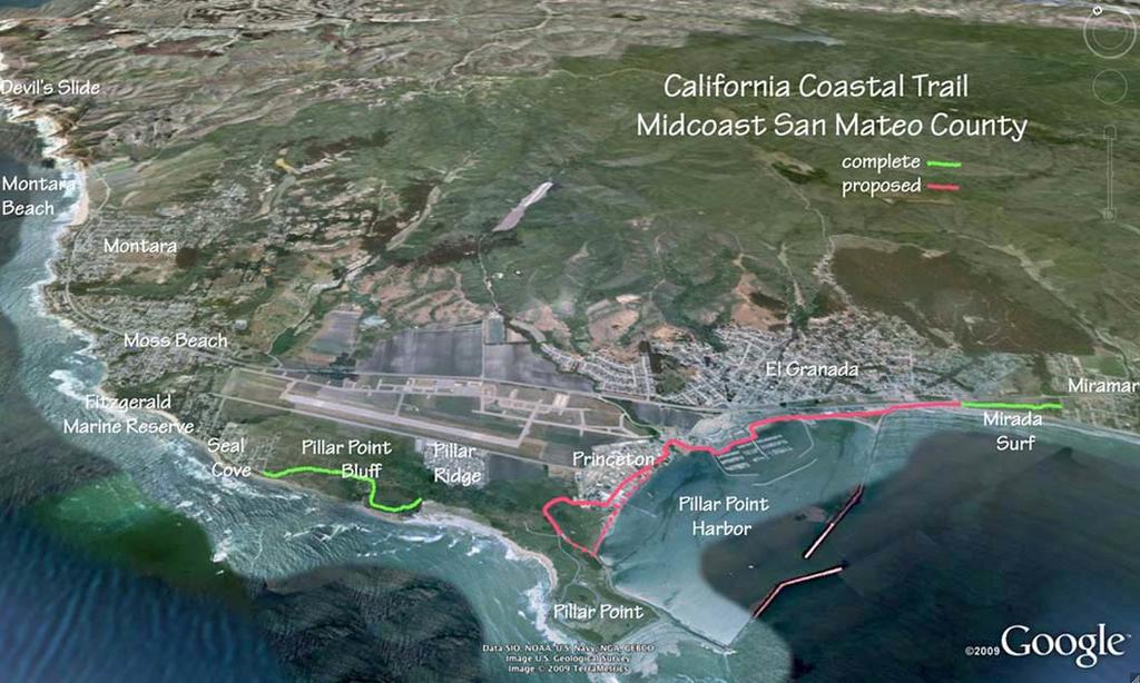 CA Coastal Trail Conceptual Plan approved by