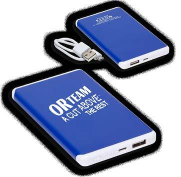 This UL-certified power bank features UL-certified lithium-ion battery and four LED