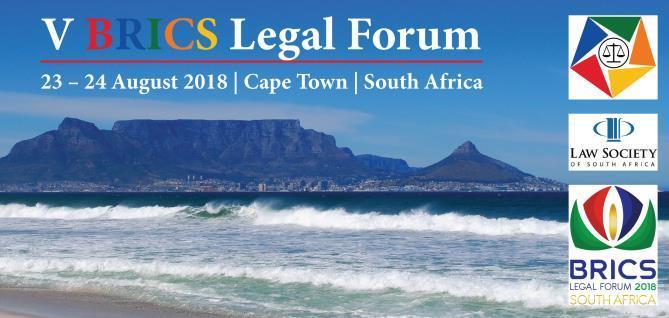 14 June 2018 CONFERENCE CENTRE HOTELS INFORMATION Dear Delegate V BRICS LEGAL FORUM CONFERENCE 23 24 AUGUST 2018 This year, it is the Law Society of South Africa s great privilege to host the
