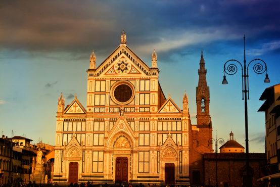 The Duomo is the main gothic style church in Florence. It was completed in 1436 with the famous dome created by Filippo Brunelleschi. To date it is still one of the largest in the world.