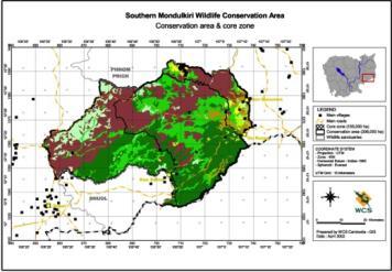 for conservation and local livelihoods 296,000 ha: smaller but better,