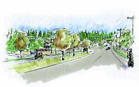 Because the highway will operate better with these improvements than at present, traffic diverting to neighborhood streets will be substantially reduced in Bedford s historic town center,