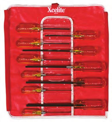 SCREWDRIVERS Roll-up Kits for Allen Hex Socket Type Complete set of LN series Allen hex socket type and metric size screwdrivers Roll-up canvas case, plastic-coated for wear and protection Cat UPC