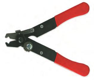 SPECIAL TOOLS For industrial use Unique cam stop adjustment for different wire sizes, stays put even with screw loose Red plastic-coated cushion grip provides maximum leverage 8-22 AWG 103S Wire