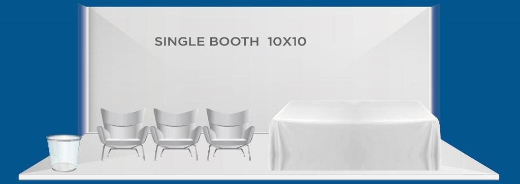 BOOTH PACKAGES EXHIBITING BOOTH - SINGLE (10x 10) $545.