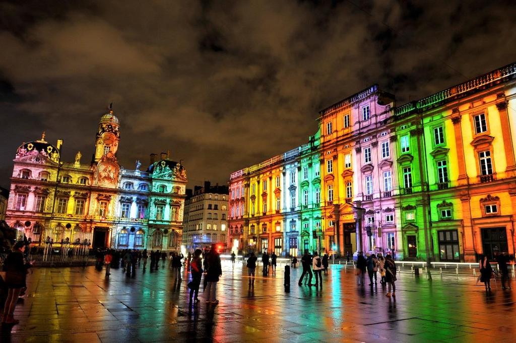 Lyon welcomes several european level events In December: Festival of lights The illuminations are accompanied by different outdoor events which attract over 4 million visitors every year.