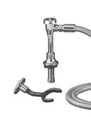 Encore Deck and Wall Mount Pot Fillers with Swivel Hose, Hooked Spray Valve and Wall Hook Available with or without