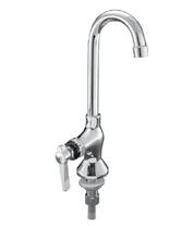 FOODSERVICE Encore KL64 Series Single Pantry Faucets with Swivel and Rigid Gooseneck Spouts B A C 3-1/2 Gooseneck Spout Single Pantry with 3-1/2 (89mm) Swivel and Rigid Gooseneck Spout and Lever