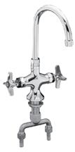 Encore KL51 Series Double Pantry Faucets with Swivel and Rigid Gooseneck Spouts FOODSERVICE B A C 3 Swivel Spout Double Pantry with 3 (76mm) Swivel and Rigid Gooseneck Spout and Lever Handles A B C 6