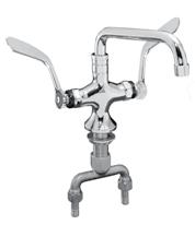 (406mm) Spout Length Note: Furnished with 1/2 NPS male inlets with 1/4 NPT union tailpieces and mounting hardware.
