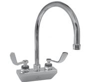 Gooseneck Spout 4 (102mm) Wall Mount with 6 (152mm) Swivel Gooseneck Spout and Lever Handles A B C 8 Swivel Gooseneck Spout 4 (102mm) Wall