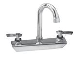 B C 8 (203mm) Wall Mount with 8 Gooseneck Spout and 4 (102mm) Wrist Blade Handles A B C KL45-8101-SE1 8-1/2