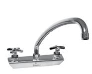 Cross Handles KL45-8109-SE2 KL45-8009-SE2 8 (203mm) Wall Mount with 9-1/2 (241mm) Swivel Arched Tubular Spout & 4 (102mm) Wrist Blade Handle KL45-8109-SE4 KL45-8009-SE4 8 (203mm) Wall Mount with 8