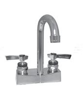 KL84-8108-BE1 KL84-8008-BE1 With Pop-Up Hole KL86-8108-BE1 KL86-8008-BE1 8 (203mm) Widespread with 8 Swivel Bent Riser Spout & 4 (102mm) Wrist Blade Handles No Pop-Up Hole or Pop-Up KL84-8108-BE4