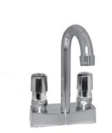 Blade Handles 8 (203mm) Widespread with 8 Swivel Bent Riser Spout and Metering Handles No Pop-Up Hole or Pop-Up KL84-8208-BA With Pop-Up Hole KL86-8208-BA No Pop-Up Hole KL83-4100-RE4 KL83-4000-RE4