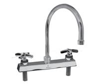 Spout and Cross Handles KL41-8102-SE2 KL41-8002-SE2 8 (203mm) Widespread with 8 Swivel Cast Spout and 4 (102mm) Wrist Blade Handles KL41-8102-SE4 KL41-8002-SE4 8-1/2 Gooseneck Spout 8 (203mm) Deck