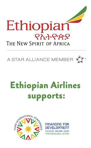Ethiopian Airlines Proudly Supports the Third International Conference on Financing for Development (FfD) Ethiopian Airlines supported the Third International conference on Financing for Development