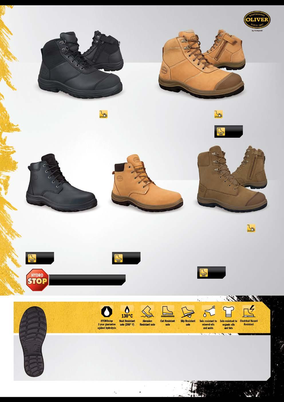 WB34 SERIES 34-660 BLACK ZIP SIDED ANKLE BOOT Full lining and comfort footbed infused with Convenient side zip Toe bumper to protect against scuffing EXTRA FEATURES: TOE BUMPER 34-662 WHEAT ZIP SIDED