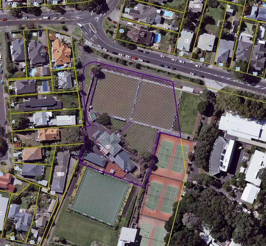 ID 02826 Place name Mount Eden Croquet Club (former) and Mount Eden Bowling Club
