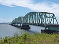 We ll cross the Megler Bridge, the longest continuous truss bridge in North America,