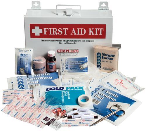 KITCHEN INJURIES While most kitchen injuries are minor, it is important to be prepared. All kitchens should have a properly stocked first aid kit. Employees should know where to locate it.