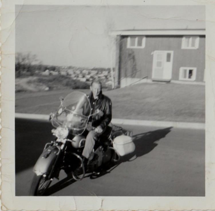 Name: Doug Browes deceased September 13, 1988 Born: December 18, 1932 Voted in to the WCMC 1967 Rejoined in 1978 First Bike : 1947