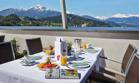 SEMINAR PACKAGES BANQUET Seminar package half-days Whole day Seminar package An extraordinary location over the rooftops of Innsbruck the 11th floor at the Hotel Ramada Innsbruck Tivoli 1/2 day incl.