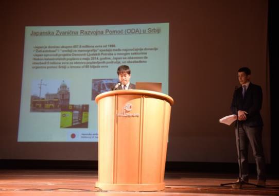 Following "Days of Japan in Vršac 2014", the beginning of 2015 was dedicated to various activities in the area of exchange between Japan and Serbia, and to excellent promotion of Japan in Vršac.