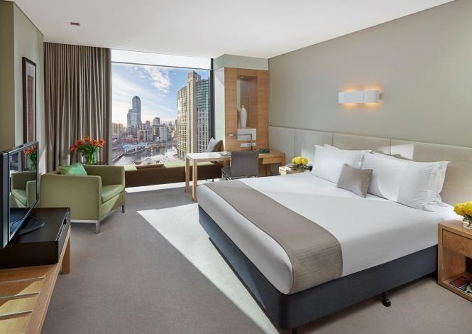 two nights accommodation in a spacious Luxe Twin room at Crown Metropol Perth along with a bottle of sparkling wine, chocolates, a children s