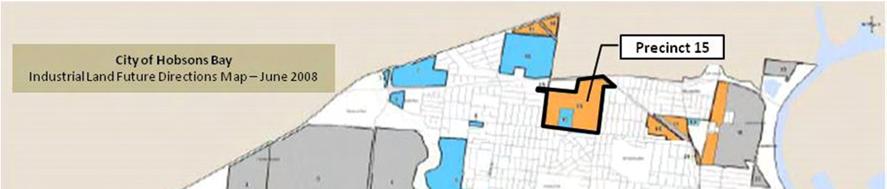 Figure 3: Hobsons Bay Industrial Land Management Strategy Land classification map 3.