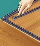 paper Weight is supported by the top of the drawer, not screws Withstands 50,000 back and forth cycles without paint